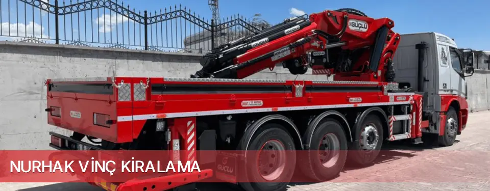 Nurhak İlçemi Vinç Kiralama